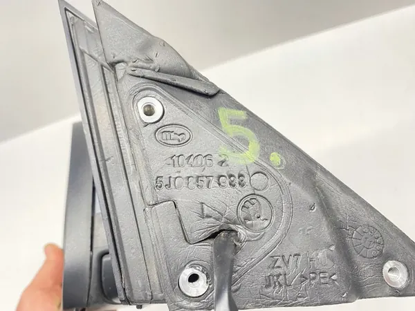 Vasen Sähkösivupeili 5 Pin Skoda Fabia II 2007-2015 image 6