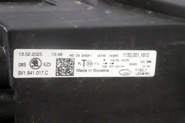 OEM 3V1941017C LED-Scheinwerfer - Gebrauchtes Skoda OE-Teil image 8