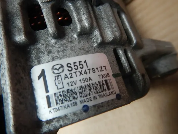 MAZDA 2 CX3 1.5 D Vaihtovirtageneraattori A2TX4781ZT image 6