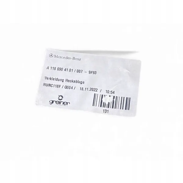 Estante maletero Mercedes CLA W118 OEM A1186904101 image 10