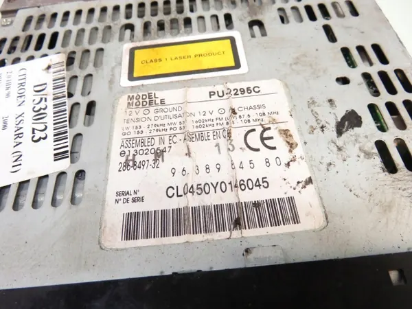 Radio Citroen Xsara OEM 9638984580 - Usado image 5