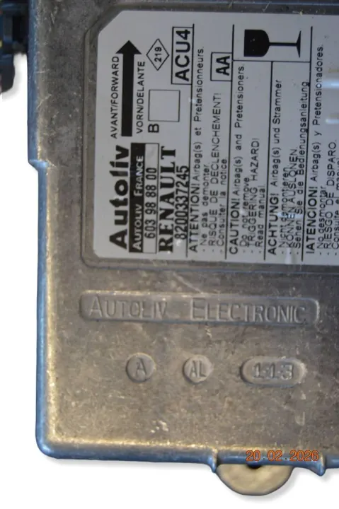 Calculateur Airbag Renault Megane II OEM 603988800 image 3
