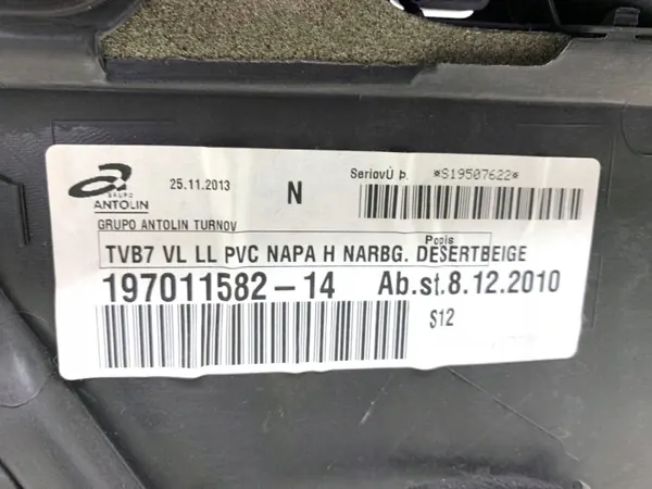 OEM LORK-2067-294 Vasen Etuoven Verhoilu VW Passat B7 image 4