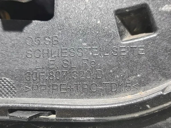 Griglia angolare paraurti posteriore destro Audi Q5 OEM image 5