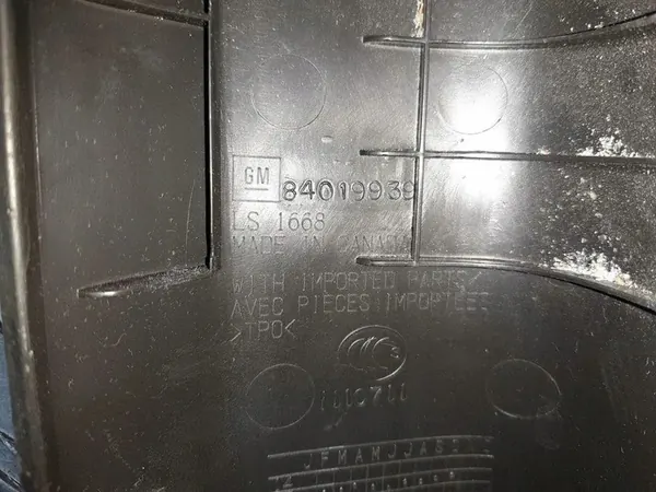 Right Front Pillar Cover CHEVROLET CAMARO 6.2L image 5