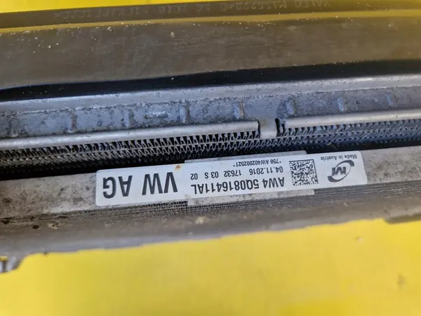 VW SKODA AUDI Radiador de Agua Radiador AC 5Q0816411AC image 4