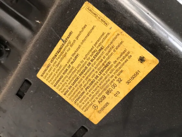 Päännojaimet OEM 2098600032 Mercedes CLK W209 Cabriolle image 5