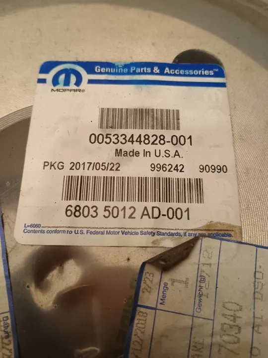 Disco de Freio Jeep Grand Cherokee 350mm Traseiro 53344828 68035012AD image 2