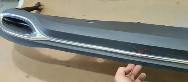 Difusor Traseiro Cromado Mercedes C-Class W206 Kombi image 4