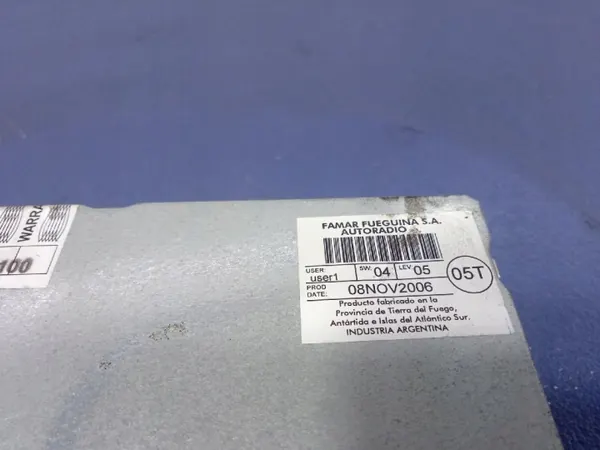 Radio CD VW Polo IV 9N OEM 6Q0035152B - Occasion image 7
