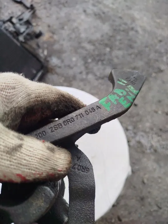 Selecionador de marchas Skoda Fabia II VW Polo 6R0711046A image 4