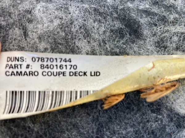 OEM 84016170 Aislamiento de maletero para Camaro VI 2016+ image 3