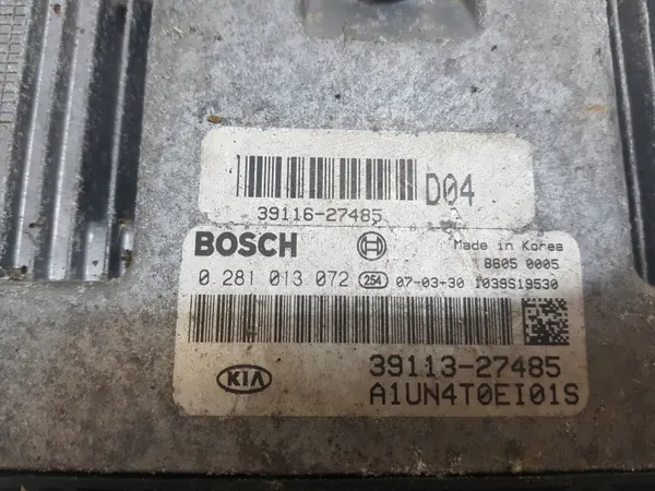 Computador Motor KIA Carens OEM 0281013072 image 3