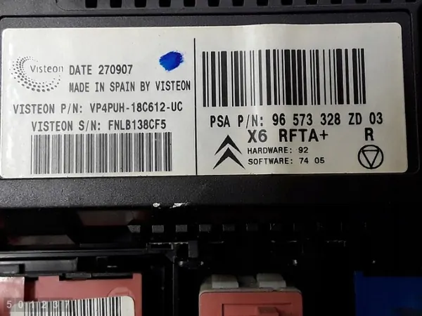 Citroen C6 Klimasteuermodul OEM 96573328zd image 7