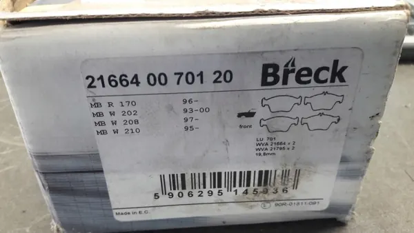 Breck Jarrulevysarja OEM 21664 00 701 20 image 4