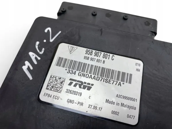Módulo Travão de Mão Porsche Macan OEM 95B907801C image 8
