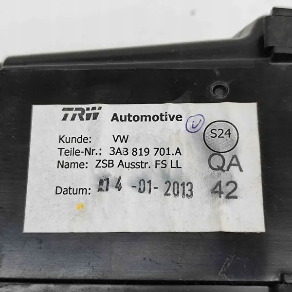 Saídas do painel VW PASSAT B7 3AB819701A image 6