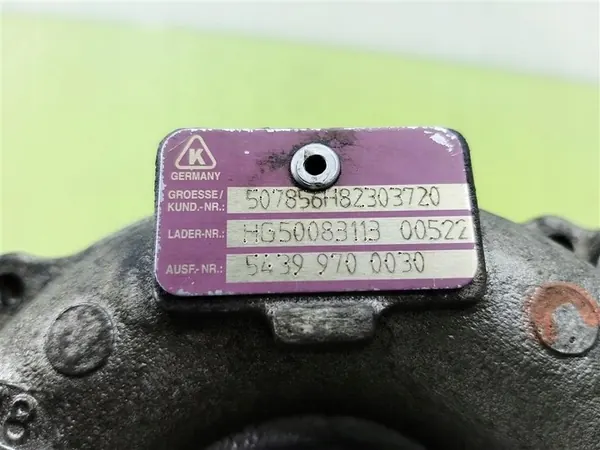 Turbo Renault Nissan Dacia 1.5 DCI OEM 507856H82303720 image 2