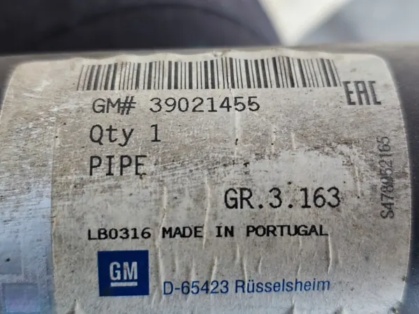 Pescoço de enchimento combustível OEM 39021455 Opel Astra J Diesel image 8