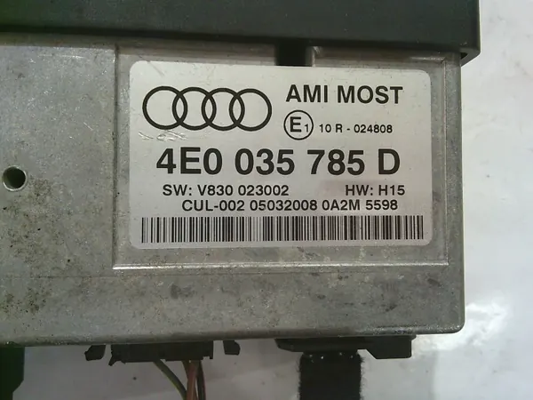 Module Interface Audi AMI USB AUX OEM 4E0035785D image 5