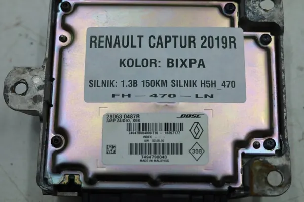 Bose-förstärkare OEM 754324509 för Renault Captur image 10