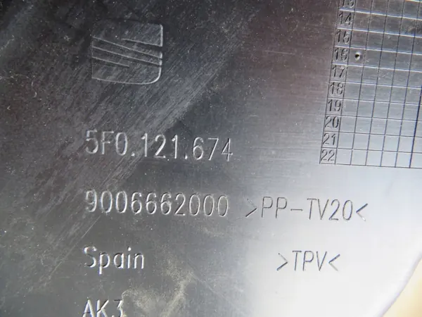 OEM 5F0121674 Framluftsintag för VW Audi Seat Leon image 9