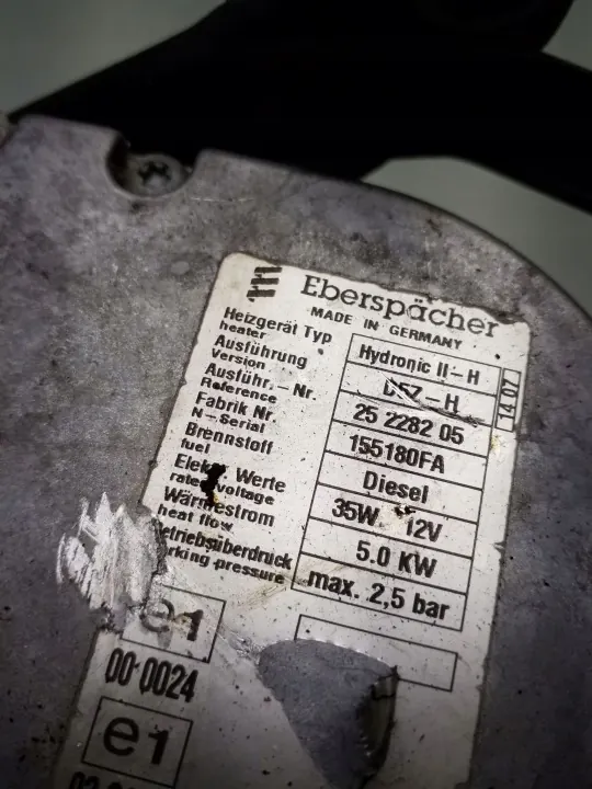 Webasto pysäköintilämmitys OEM 25228205 Toyota RAV4:lle image 3