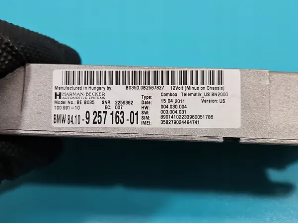 BMW X5 E70 LIFT Amplifier OEM 9257163 image 3