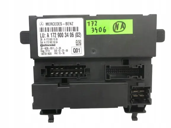 Módulo de control de radio Mercedes-Benz OEM A1729003406 image 2