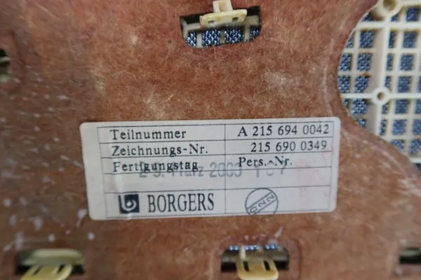 Mercedes W215 Heckablage OEM 2156940042-1IA image 6