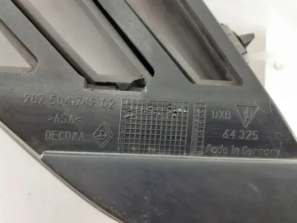 Porsche Cayman 987 Lufteinlass OEM 98750474902 Linke Seite image 5