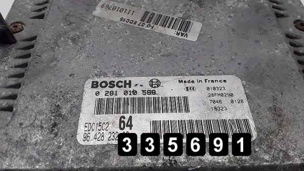 Used Citroen C5 ECU OEM AM-335691 2002 image 3