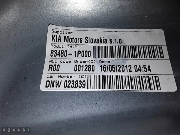 Regulador de ventana Kia Venga OEM 834801P000 - Usado image 4
