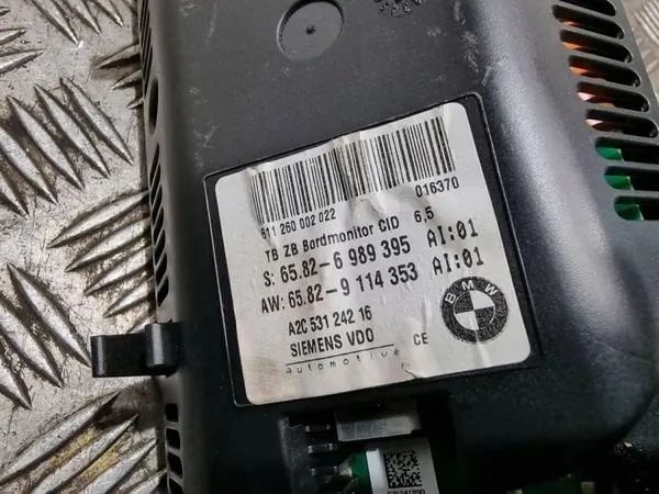 Écran navigation BMW 5 E60 OEM 6989395 - Occasion image 4