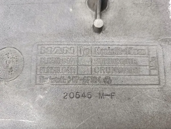 Extension de cabine gauche MAN TGX 81615100409 image 3