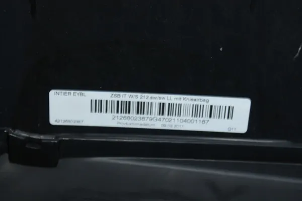 Console Tableau de Bord OEM AFRT6802387 Mercedes W212 image 4