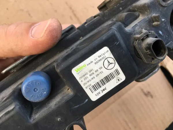 Halogeenrooster Links Voor Mercedes W221 Lift image 5