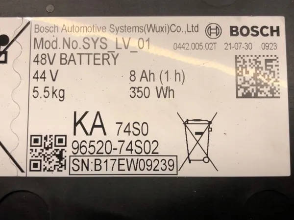 Batterie hybride OEM 96520-74S02 pour Suzuki SX4 1.4 image 6