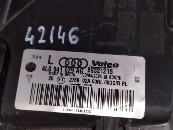 Farol esquerdo AUDI Q7 LIFT 09-15 XENON OEM image 8