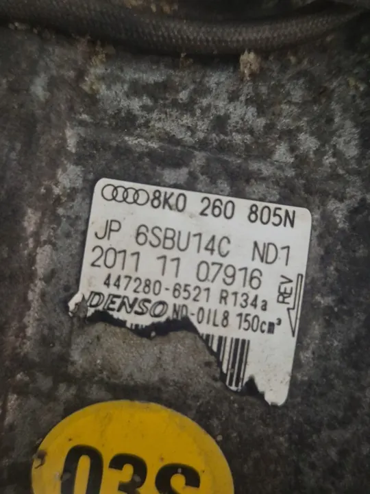 Compressore Aria Condizionata Audi A4 B8 A5 8T 2.0 TDI OEM image 3
