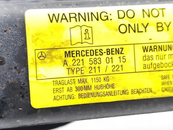 Reserverad-Wagenheber OEM A2215830115 für Mercedes S-Klasse image 6