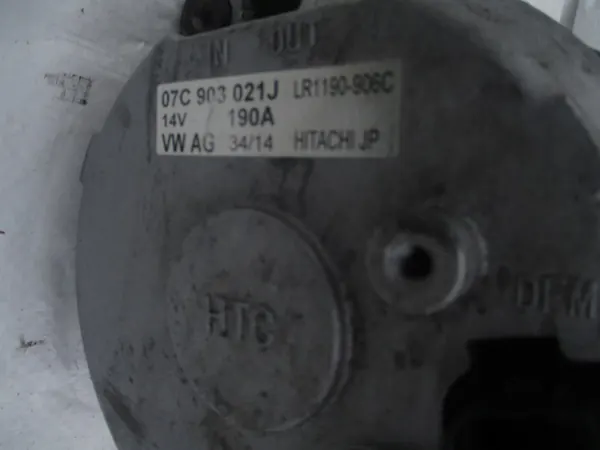 BENTLEY CONTINENTAL GT GTC 6.0 W12 ALTERNATOR image 4