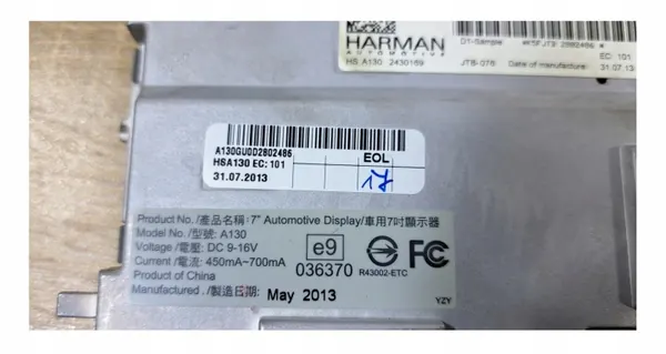 Audi Display OEM 8R0919604A - Begagnad del image 4