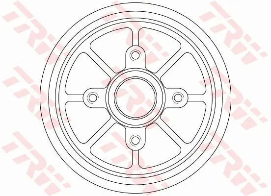 Tambor de freno TRW DB4220MR - Pieza OEM usada image 4