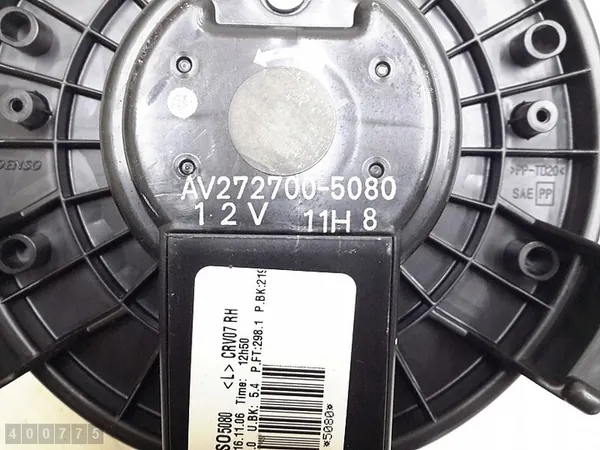 Moteur de soufflerie de chauffage Honda CR-V 2007 av2727005080 image 5