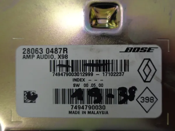 OEM 280630487R K Verstärker Renault OE Gebraucht image 4