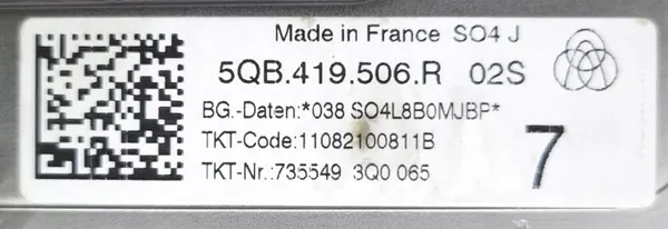 Colonne de direction OEM 5QB419506R pour Audi Q3 83A image 9