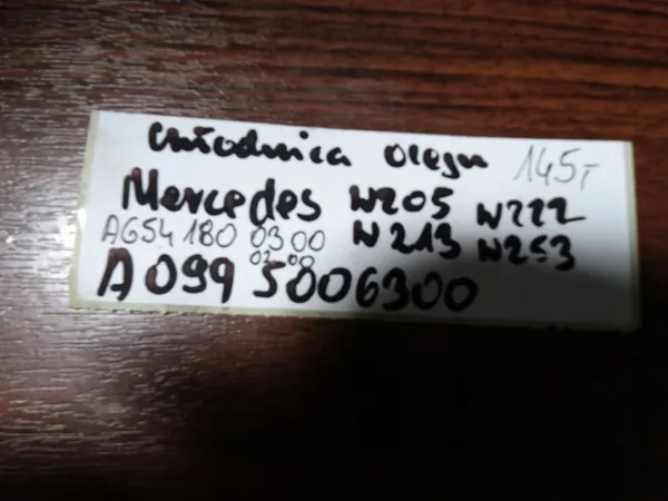 Oliekoeler Mercedes W205 W213 W222 W253 image 4