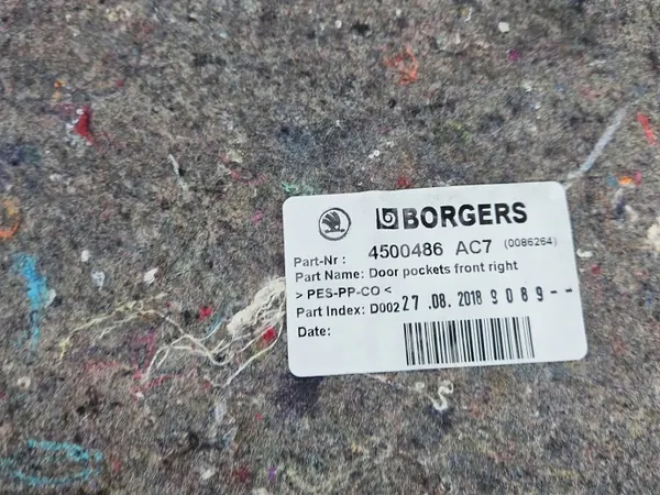 OEM IMPRK1545561 Voorrechter Deurbekleding Skoda Kodiaq image 5