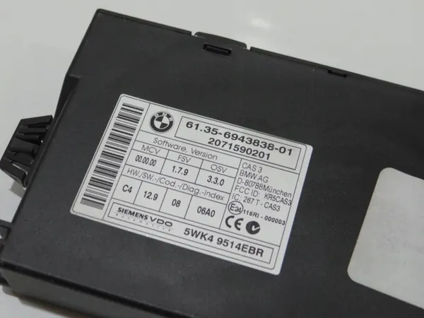 Module CAS BMW OEM 6943838 pour X5 E70 image 3